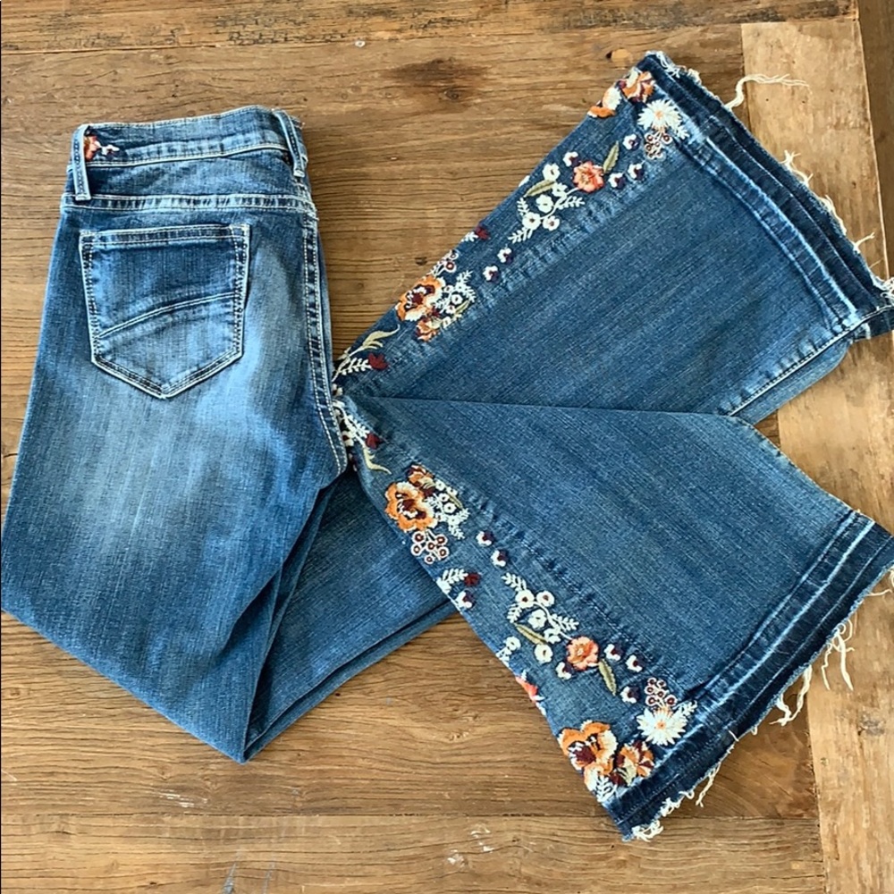 Driftwood Embroidered Flares!